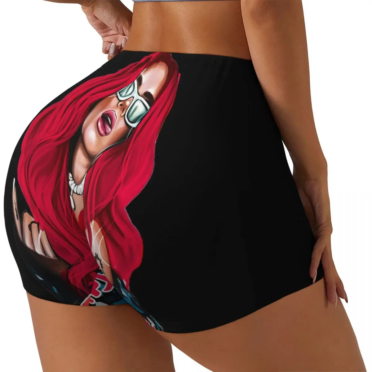 Custom Women's Manana Sera Bonito Karol G Workout Yoga Shorts Gym Athletic Volleyball Biker Shorts