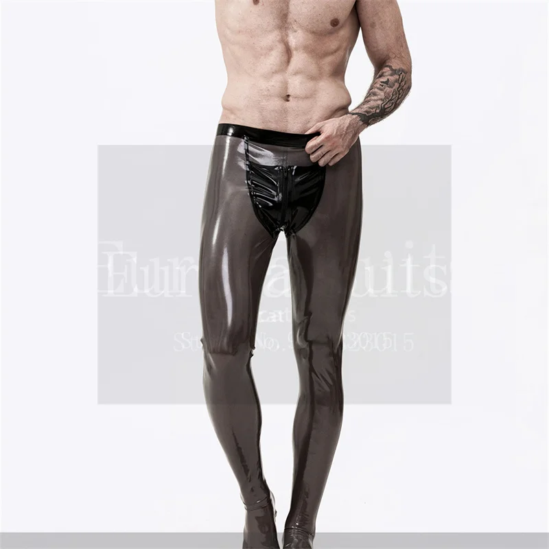 Sexy Catsuits Mannen Latex Leggings Fetish Latex Voor Mannen Sexy Bodysuit Voor Mannen Sexy Volledige Masker Latex Zentai Latex Shorts sexy