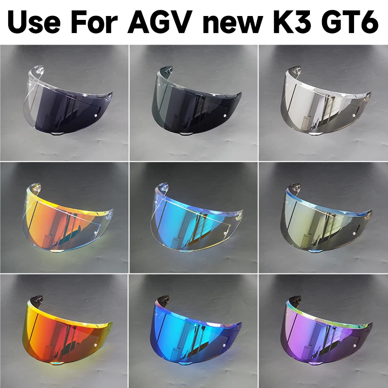 

Visor Photochromic For AGV NEW K3 2206 GT6 Motorcycle Helmet Visor Lens Shield Sunscreen Windshield Uv Protection Moto Anti fog