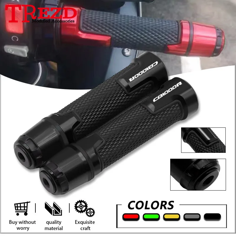 

Handlebar Grip For CB300R CB1000R CB 300R 1000R Motorcycle 7/8"22mm Universal CNC Rubber Handle Bar End Cap cb300r cb1000r