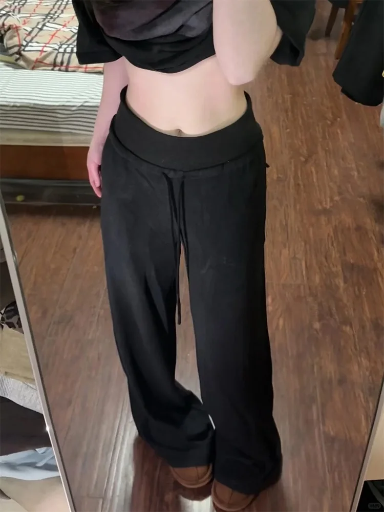 

Женские спортивные брюки Bla American Sle с высокой талией, повседневные, свободные, широкие, весна-осень, новая модель, универсальные