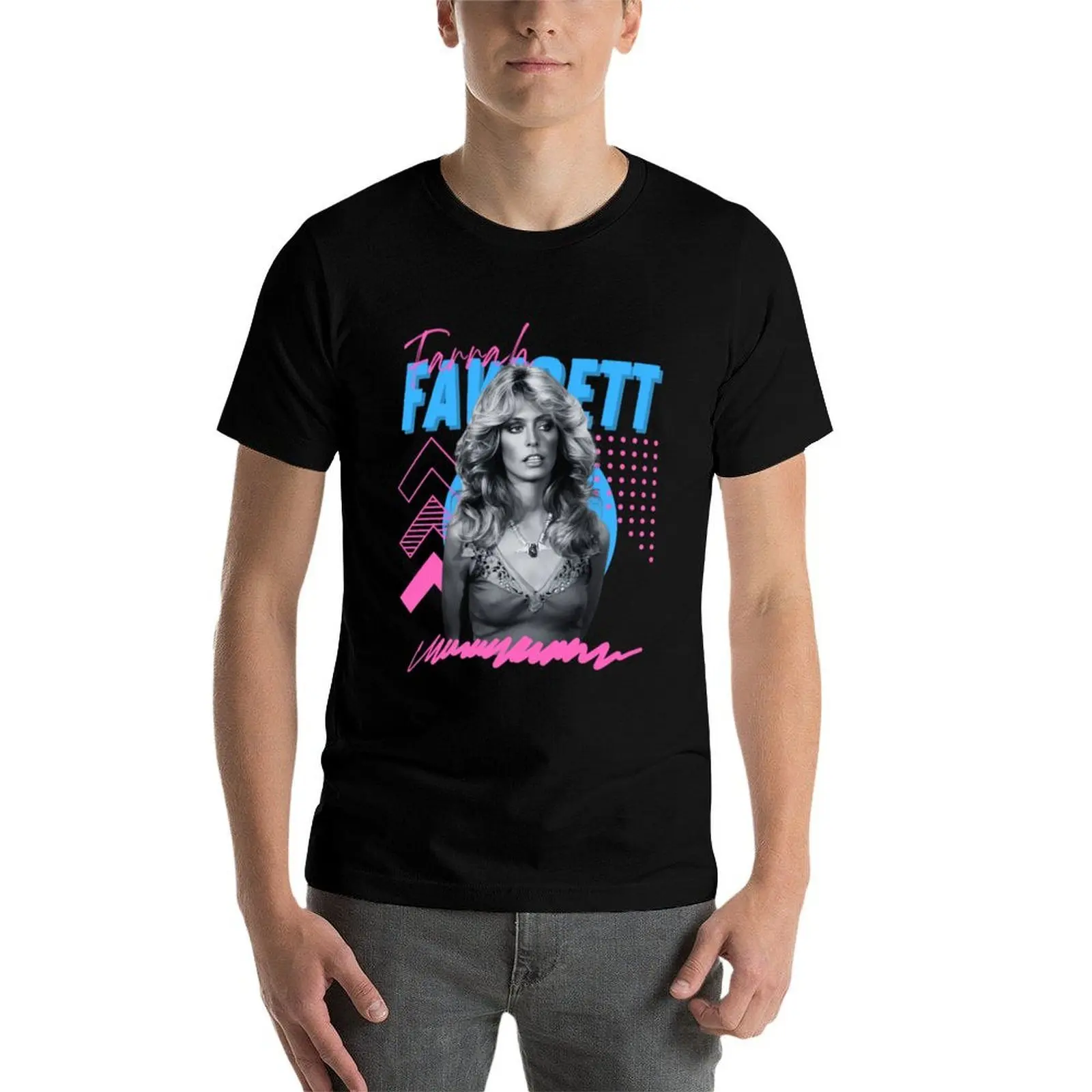

Farrah Fawcett For Legendary Actress Supporters, Gift For Golden Era TV Buffs T-Shirt t shirts for man pack white T-Shirt