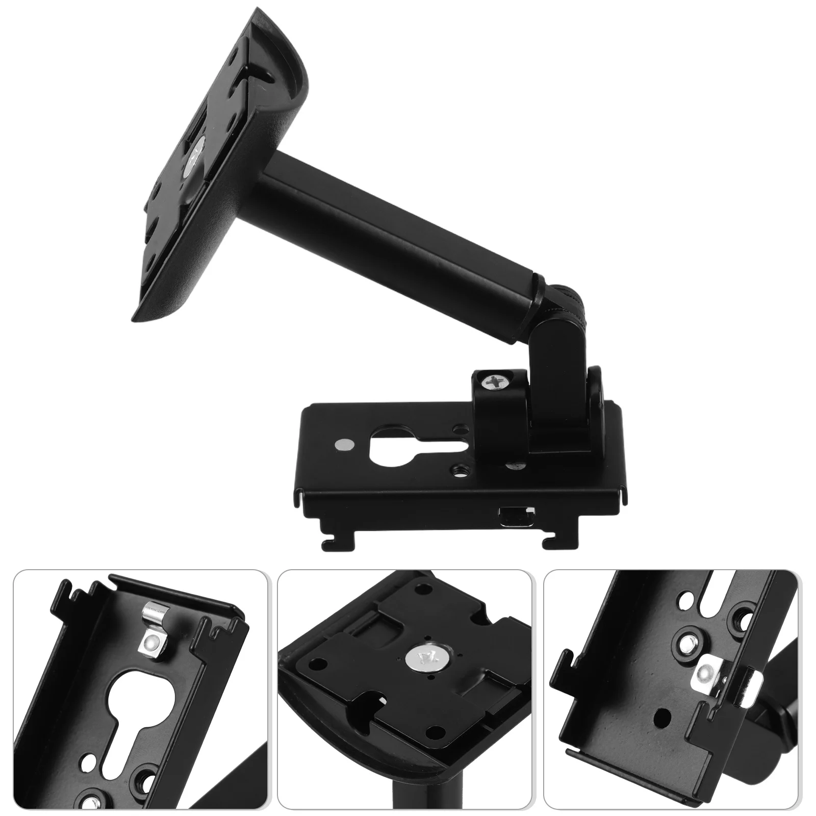 

1Set Speaker Wall Mount Bracket Universal Adjustable Surround Sound Hanging Speaker Mount Wall Bracket Sound Audio