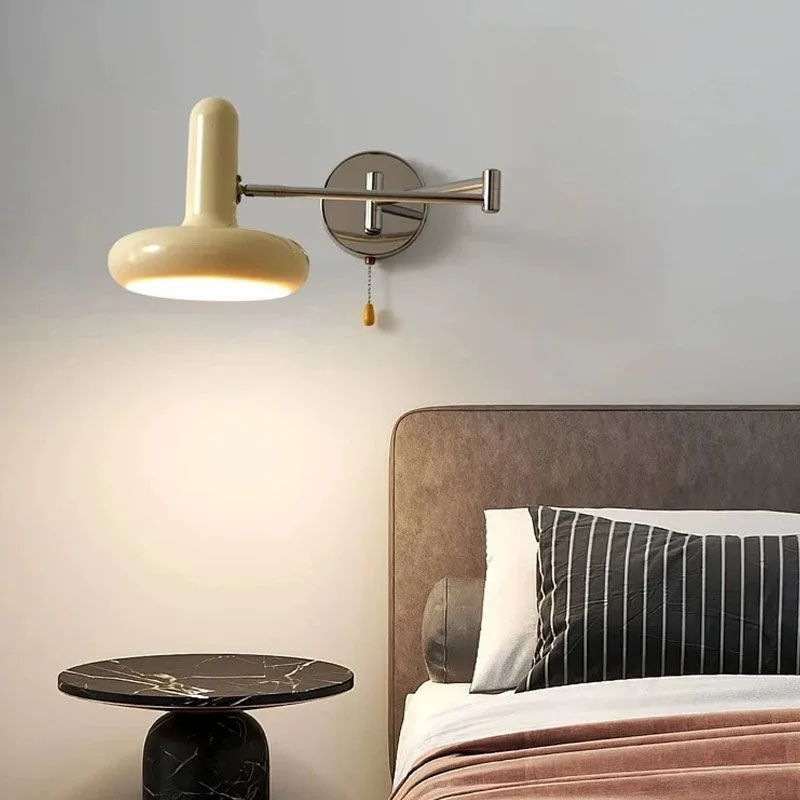 

Ретро креативный металлический регулируемый настенный светильник с поворотным кронштейном, телескопический вращающийся светильник для чтения для кабинета, спальни, декора детской комнаты