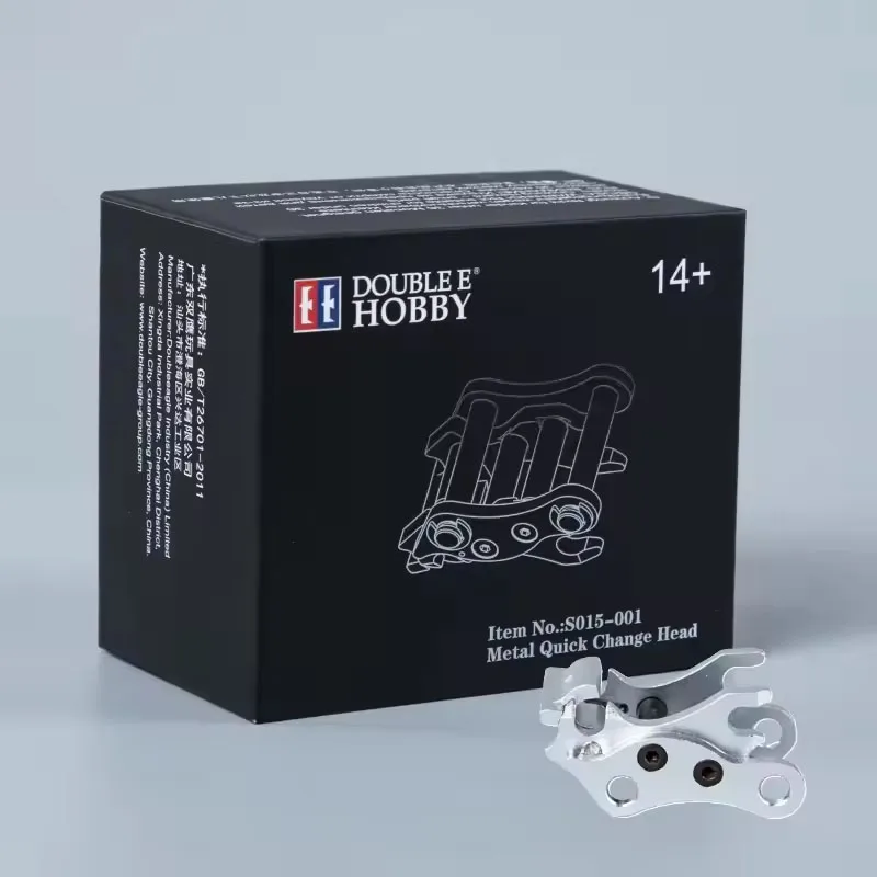 

Двойной Eagle EC160E Металлический быстрый подъемник/лопата/когти/молоток подходит для модели гидравлического экскаватора RC 1:14 E010 E111