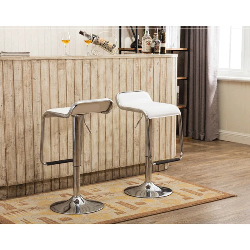 Bar Stool Swivel Bar Stool Counter Height Adjustable Modern Stainless Steel Kitchen Counter Stool Shop Lounge Chair