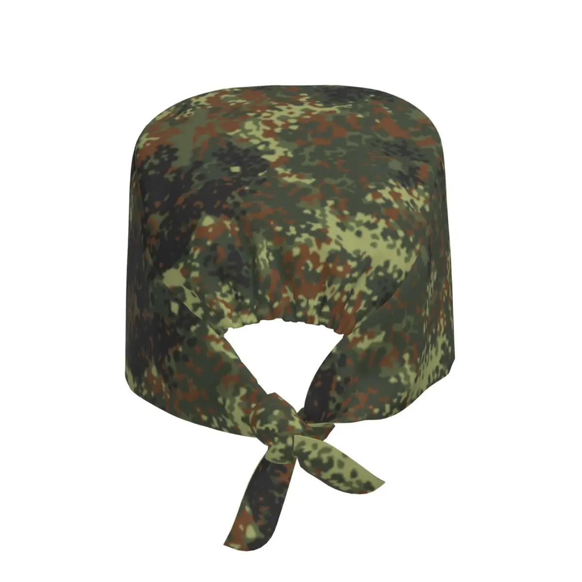 Flecktarn Camo Scrubs Cap Surgical Hats Men Women Military Army Camouflage Operating Room Cap Operator Hats Lab Works Hat