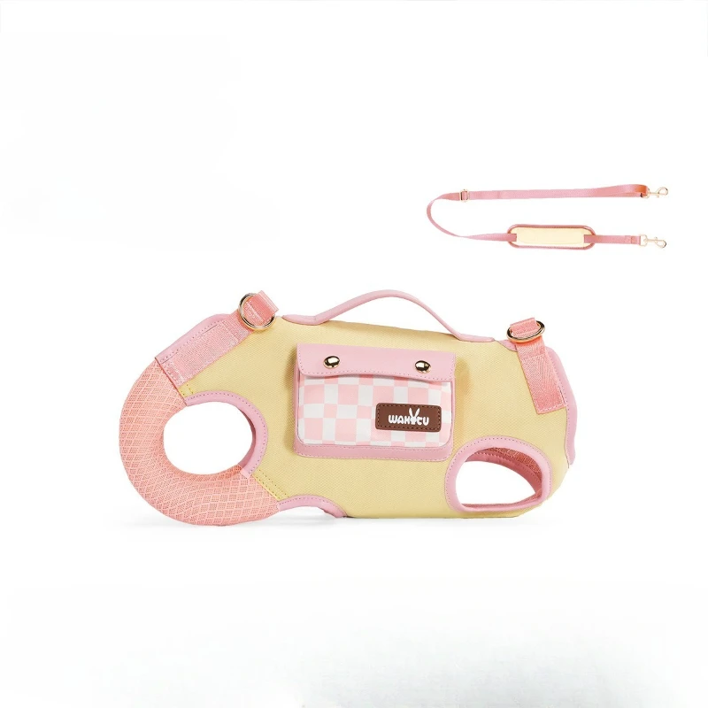 

Трансформируемая переноска-переноска для собак — регулируемая сумка через плечо и жилет-поводок для маленьких собак