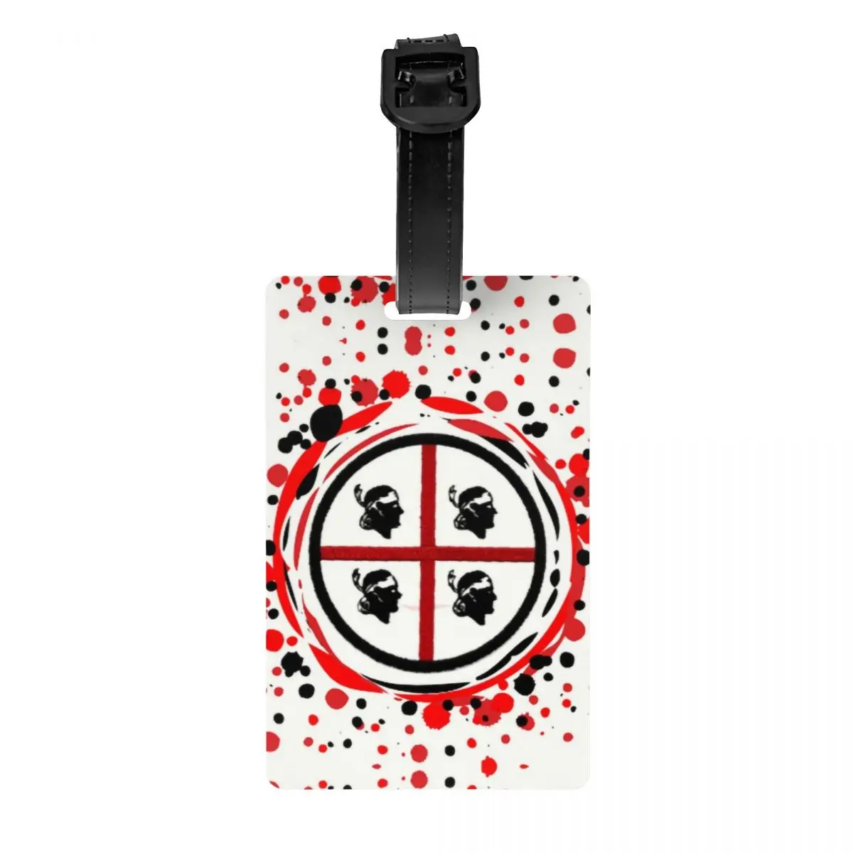 

Sardinia Flag Luggage Tag Italy Pride Suitcase Baggage Privacy Cover ID Label