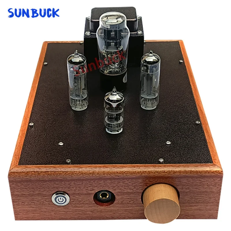 Sunbuck 12AX7 6C19 Vacuum Tube Amp Tube Headphone Amplifier HIFI Preamplifier 0 noise Tube Amplifier Audio