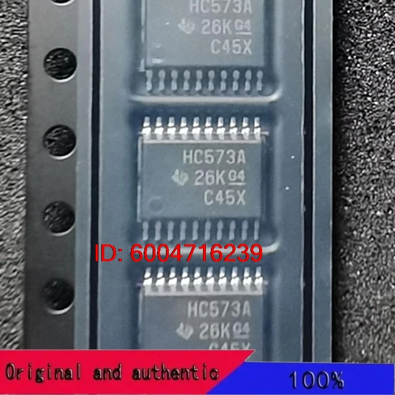 10 Brand New Original Sn74Hc573Apwr with Marking Hc573A Tssop-20 Three-State Output Eight-Channel Transparent D-Type Latch Chip