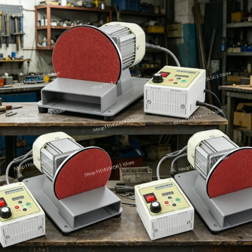 AC 220V Pneumatic Disc Sander Grinder - 550W, 7000 RPM with Controller | Industrial Sanding & Polishing Machine