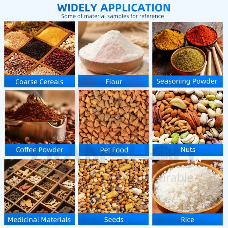 Vffs Automatic Turmeric Chili Powder Packing 3 Sides Sealing Bag Vertical Compact Spices Food Packaging Machine
