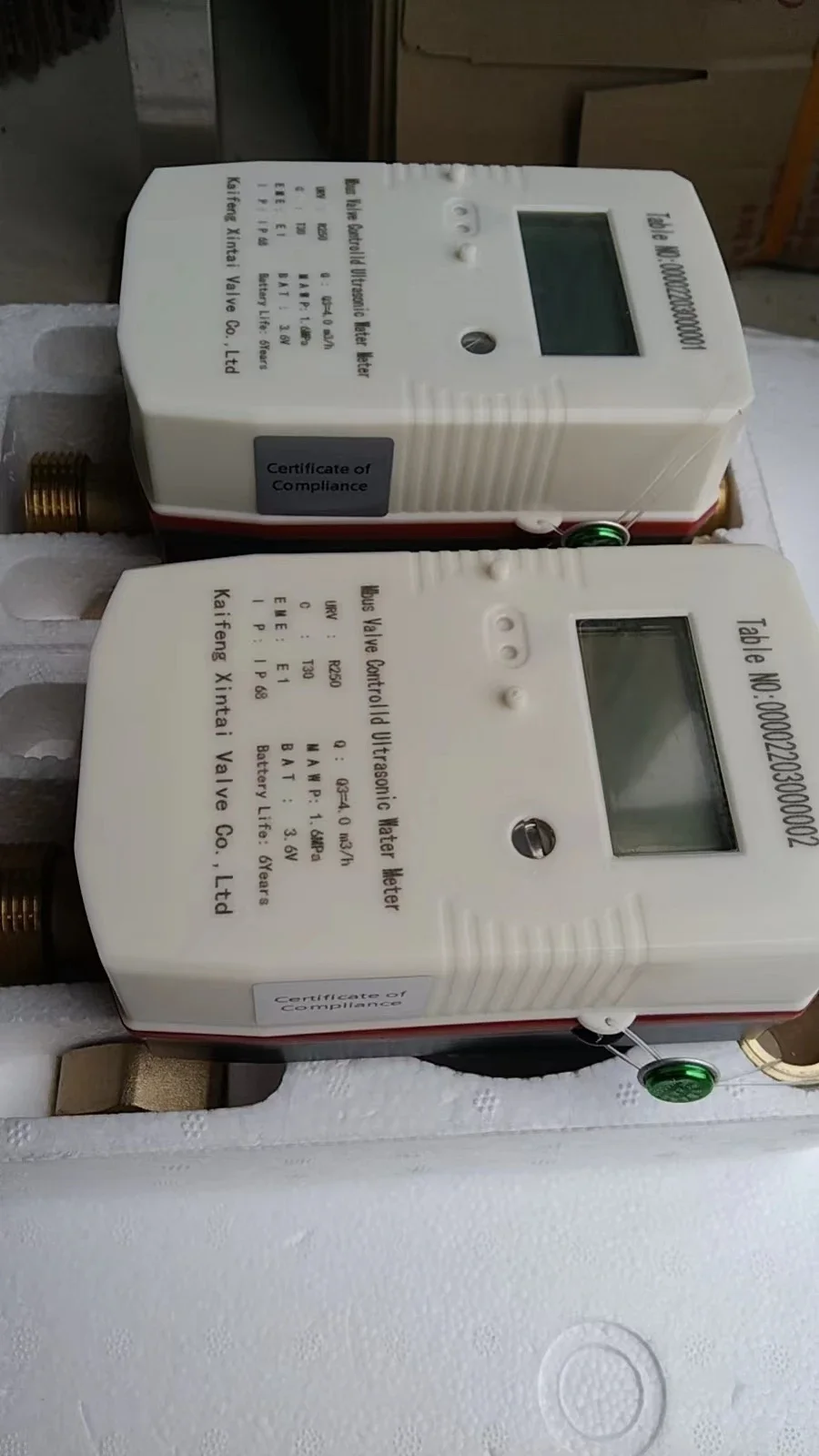 water meter manufacturer cheap price LCD digital valve ultrasonic water meter smart prepaid lorawan gprs 4g nbiot factory