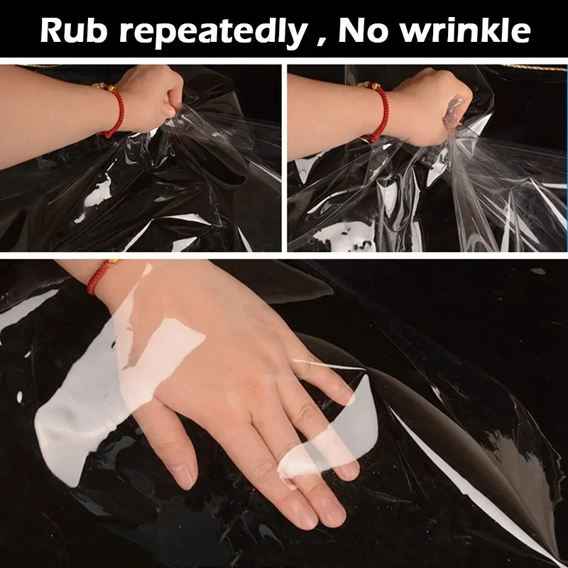 0.35/0.55MM PVC Transparent Rainproof Cloth Outdoor Tarpaulin Waterproof Fence Garden Plants Shed Truck Raincover Ground Sheet