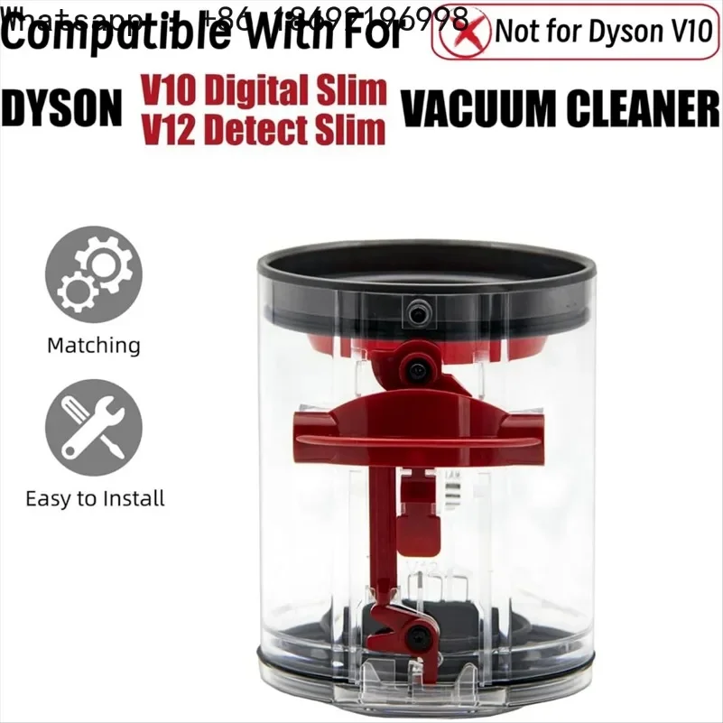 A01R! Dust Bin for Dyson V10 Digital Slim / V12 Detect Slim Vacuum Canister Large Bin Vacuum Dust Bucket Part No. 965272-01