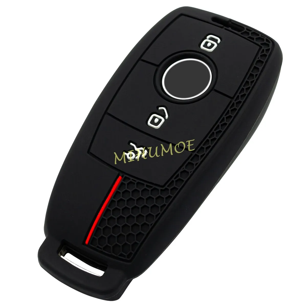 3 Buttons Key Fob Case Keychain For Mercedes Benz A C E S Class GLE GLA V177 W205 W213 W222 V167 H247 Silicone Key Holder Cover