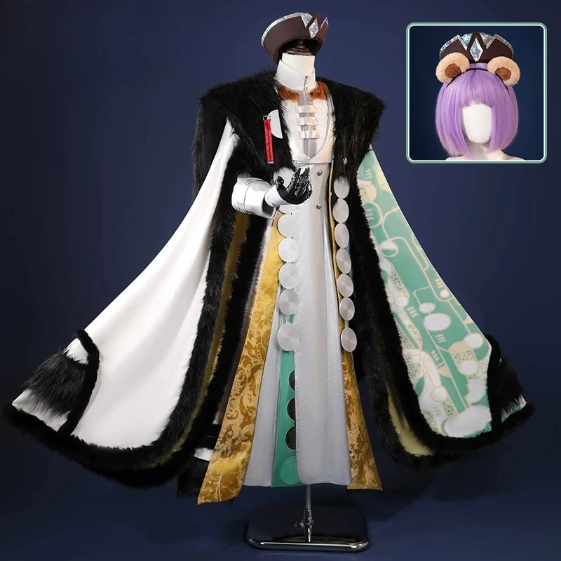 

[Customized Size] Arknights Emperor Fyodor Vladimirovich Cosplay Costume Ursus Empire Ruler Outfit Halloween Party Uniform Suit