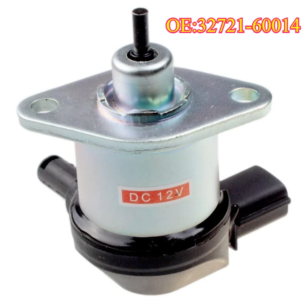 วาล์วโซลินอยด์ปิดน้ำมันเชื้อเพลิงคุณภาพสูงใหม่ สำหรับ 32721-60012 32721-60013 32721-60014 12V Kubota B2320 B2630 B2710