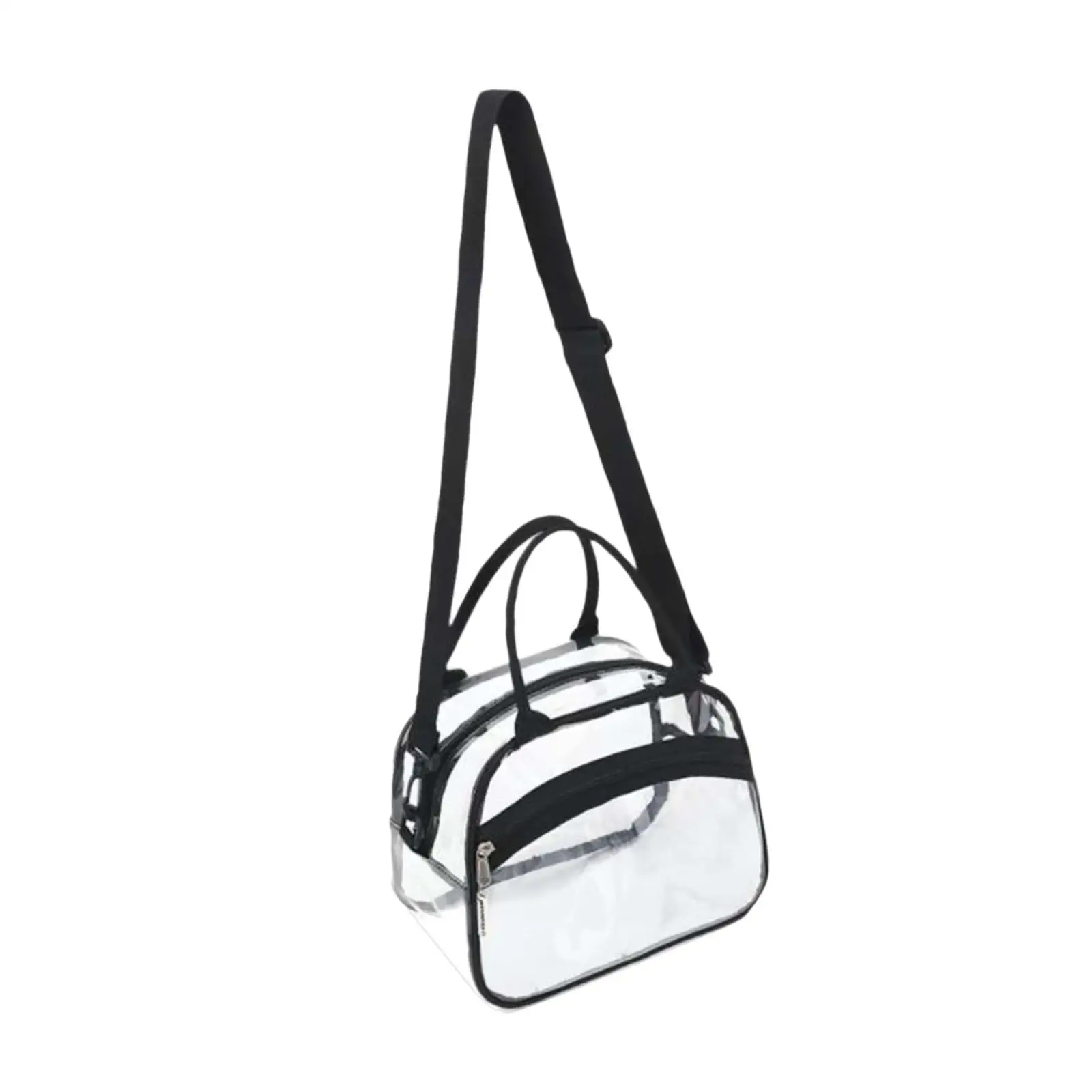 Transparent Shoulder Bag Cross PVC Removable Strap Waterproof Clear Bag Handbag for Stadium Events Concert Sports