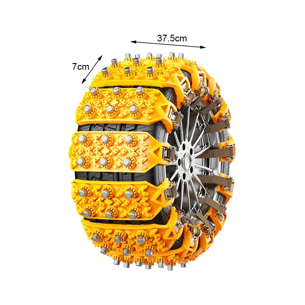 Rubber Anti-skid Chain No Need For Jack Car Tires Sediment Beef Tendon Snow Tires Cleaning And Maintenance Snow Chains Anti-skid