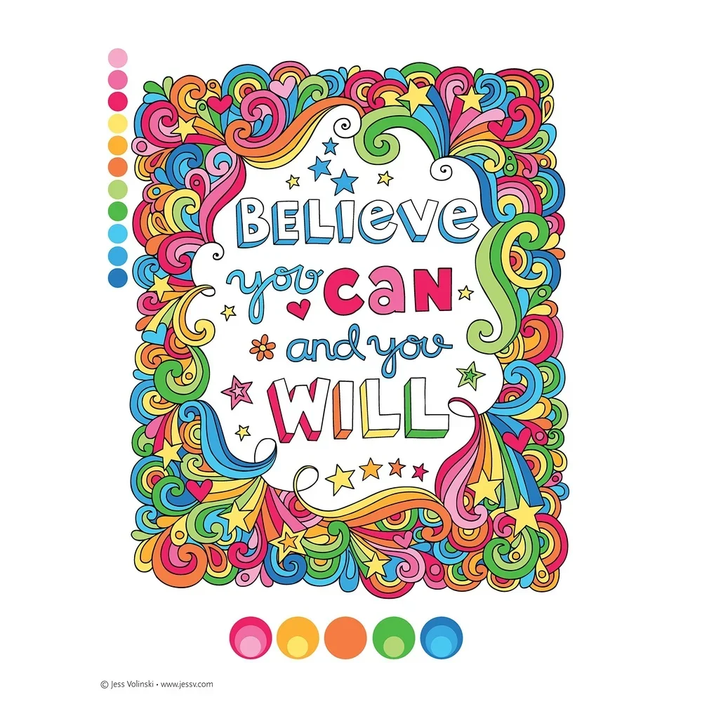 Notebook Doodles Go Girl Coloring Activity Book Empowering Art Activities Uplifting Quotes Paperback Tween Girls Fun Gifts