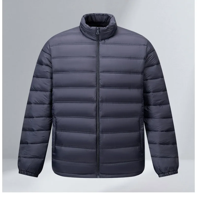 

Autumn and Winter Solid Color Stand-up Collar Cotton Coat Thickened and Warm Business Casual Versatile Jacket Casual Top