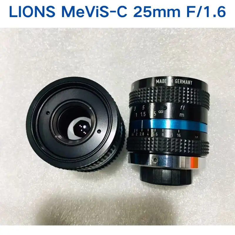 Second-hand test OK Industrial lens for LIONS MeViS-C 25mm F/1.6 1 piece