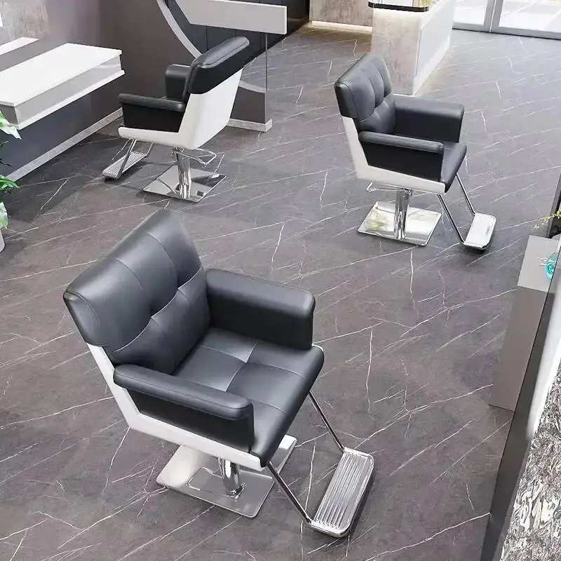 Barberia الحديثة تصميم بسيط خمر العصرية كرسي الحلاق الحلاق الفاخرة سيلا كرسي معدات الأثاث التجاري المهنية