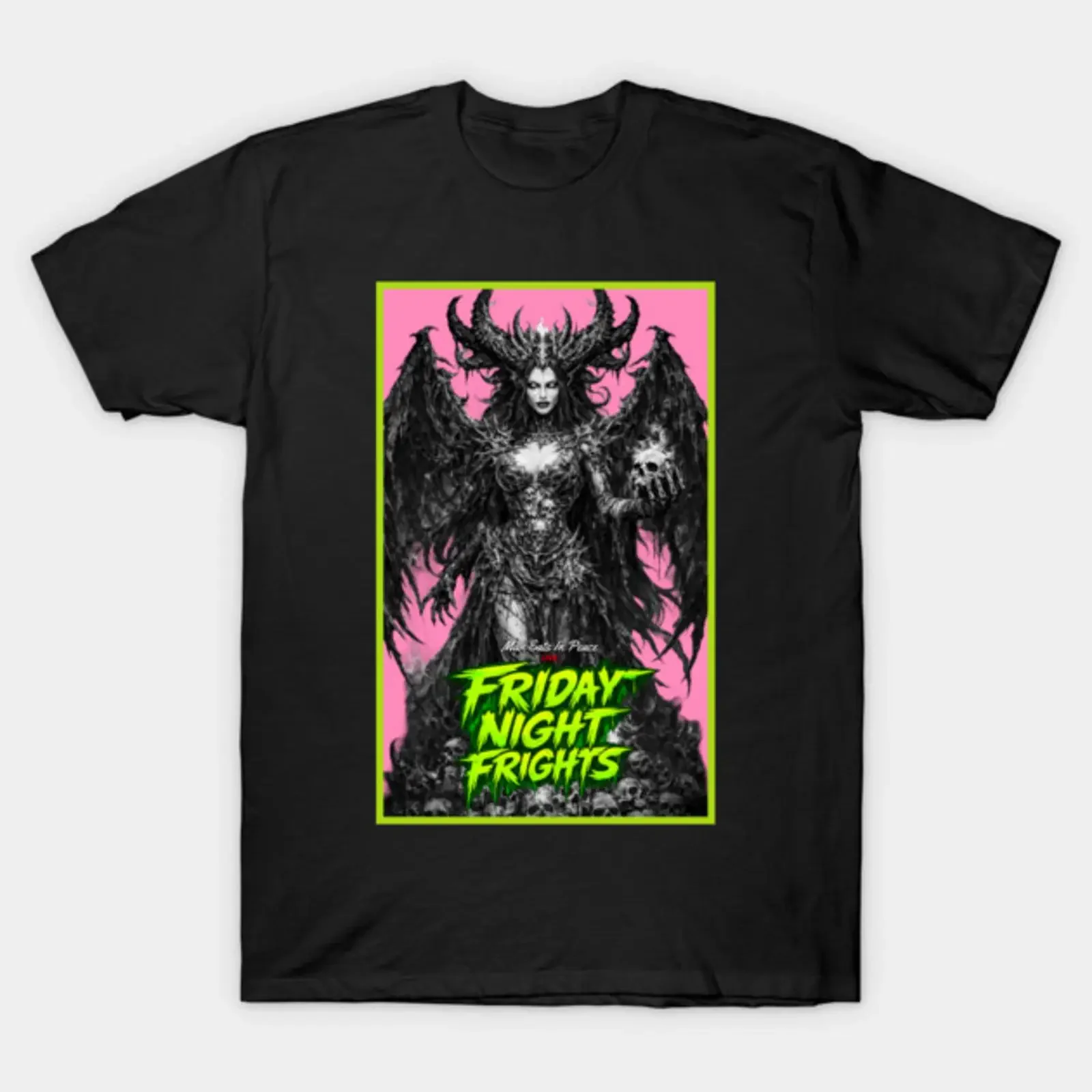 Lilith Friday Night Frights M E I P T Shirt vintage Washed Breathable Comfortable Soft Top For Everyday Wear Slightly Casual