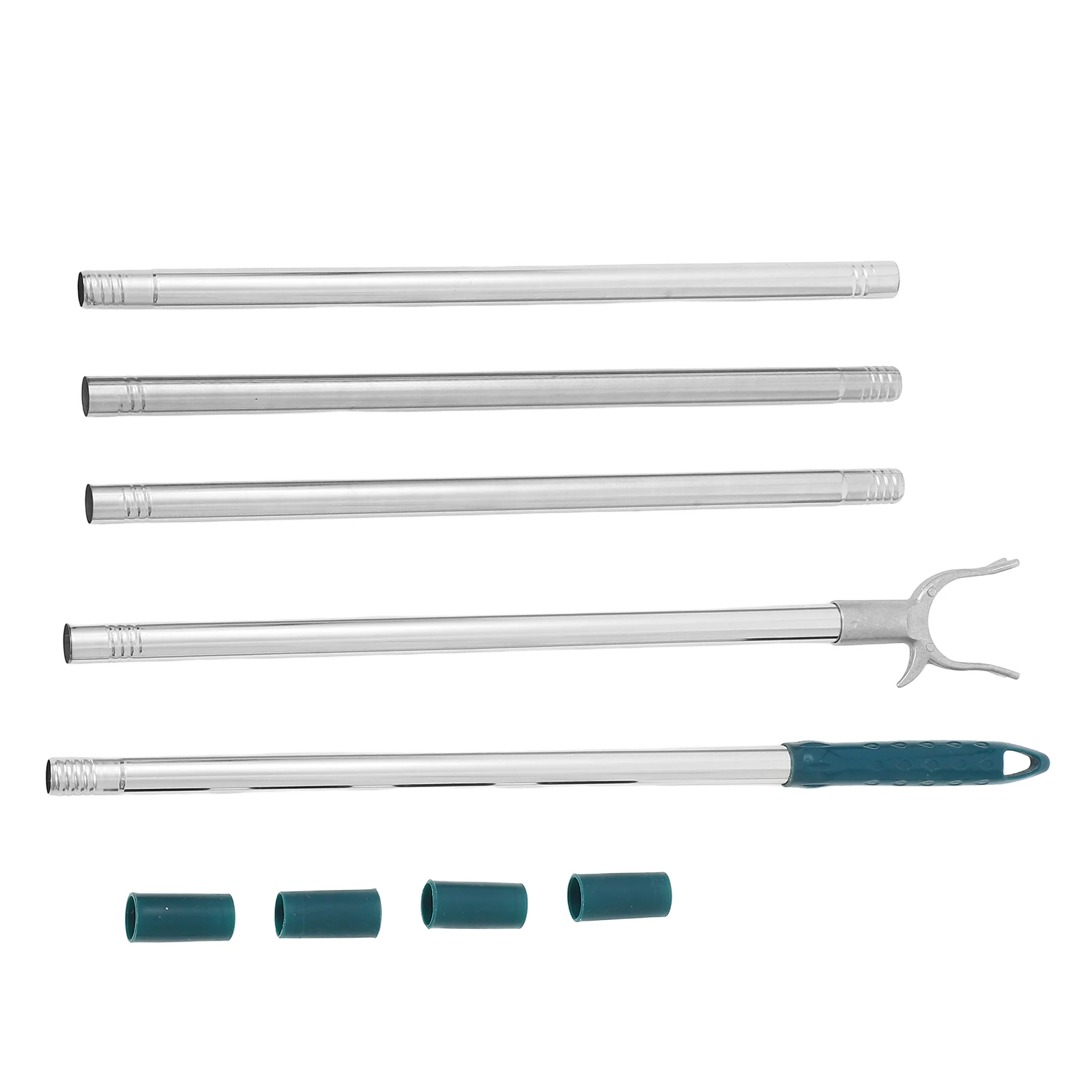 

Vertical 201cm Clothesline Rod Silver Stainless Steel Detachable Adjustable Balcony Poles Drying Supplies Reaching Heavy Duty