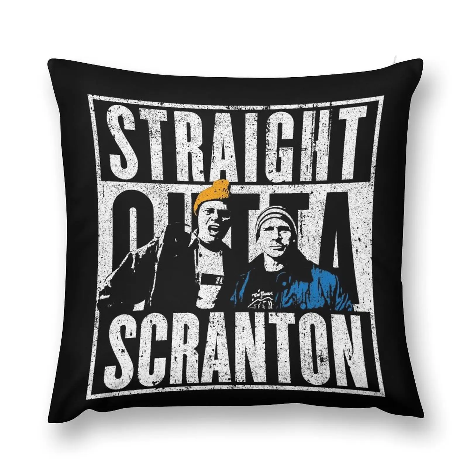 Straight Outta Scranton - Lazy Scranton Throw Pillow Luxury Pillow Cover Christmas Cushion For Home pillow