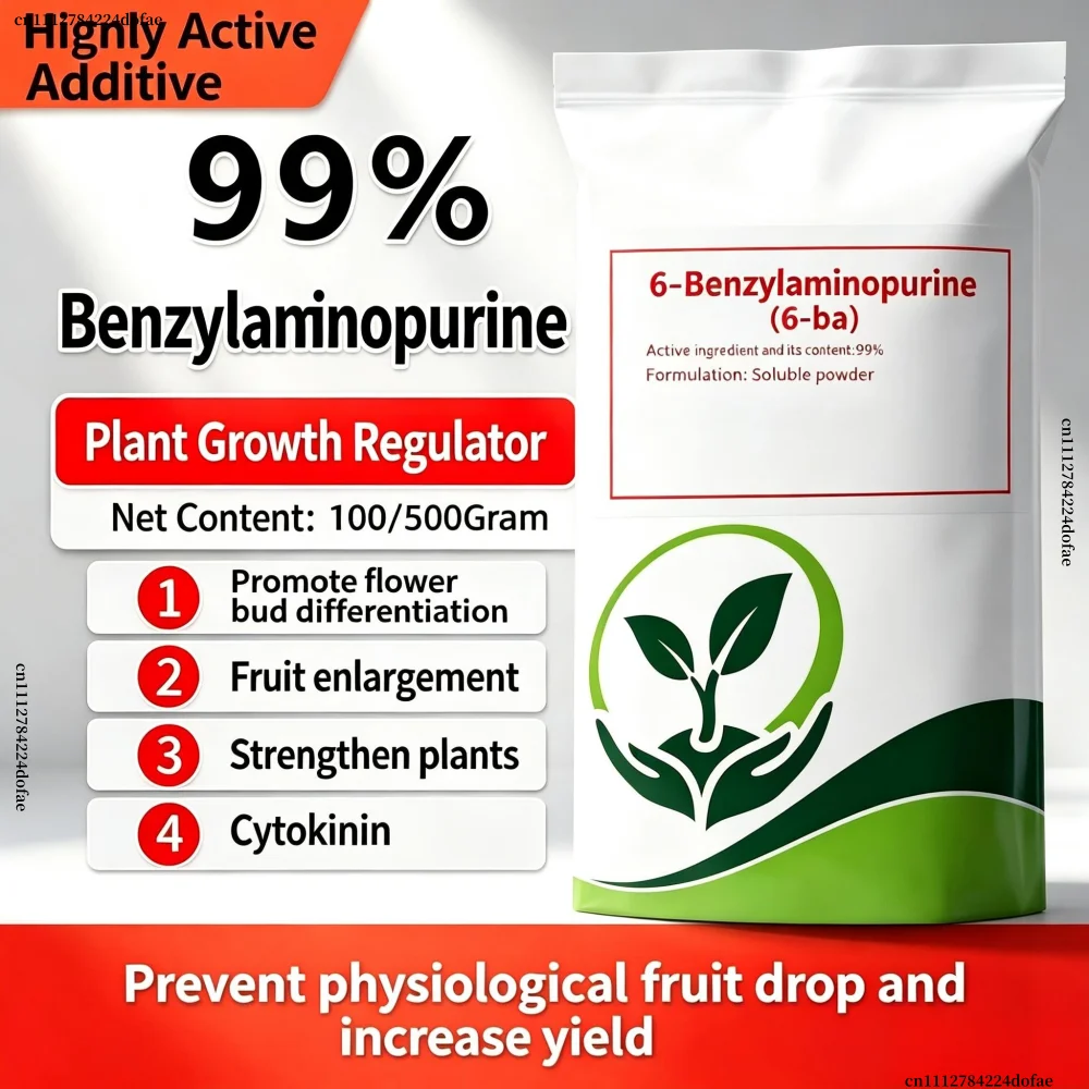 6-Benzylaminopurine Flower Bud Fertilizer Powder Gardening Nutrient For Flowers Bonsai Ornamental Plant Growing Supplement