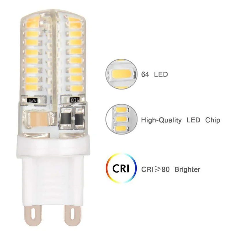 G9 LED 64 bead 104 bead 152 bead AC110V 220V LED light LED bulb SMD 2835 3014 LED G4 G9 light Replace 30/40W halogen lamp light