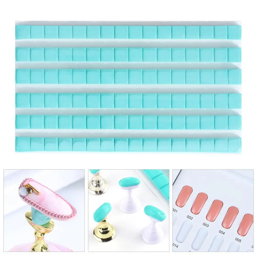 Nail Mounting Putty Long Lasting Good Stickiness Fall-proof Nail Adhesive Sticky Tack Putty Nail Art Clay Multipurpose