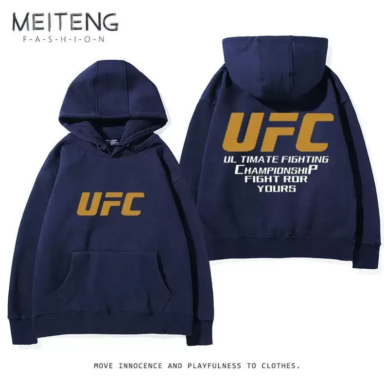 UFC Eagle MMA Mixed Martial Arts Boxing Kickboxing Hoodie Men Women Fall Winter Versatile Top