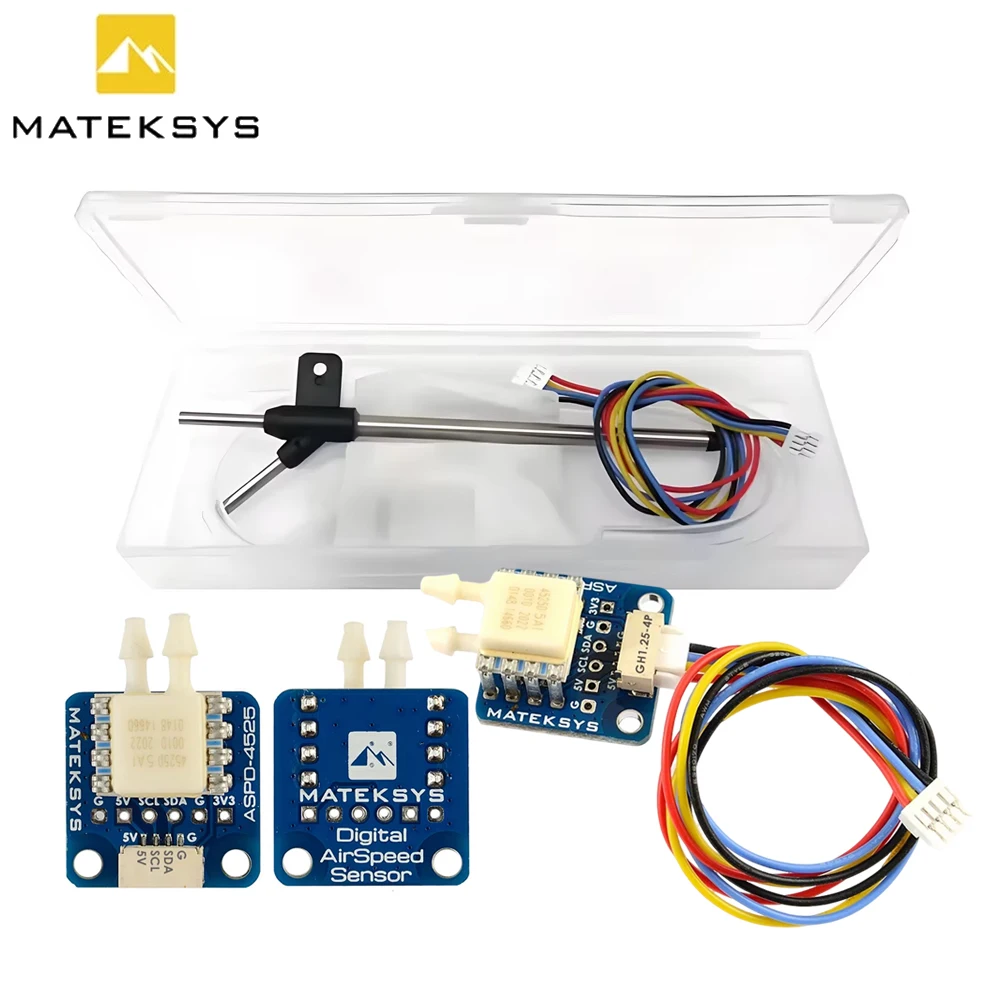 Mateksys Matek ASPD-4525 Digital Airspeed Sensor For F405-WING F411-WING F722-Wing Flight Controller