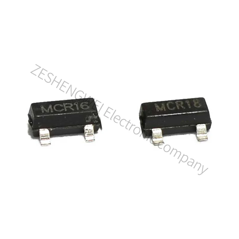 50PCS MCR100-6 MCR16 MCR100-8 MCR18 SOT23 SMD One-way Micro-trigger Thyristor Chip IC Brand New Original