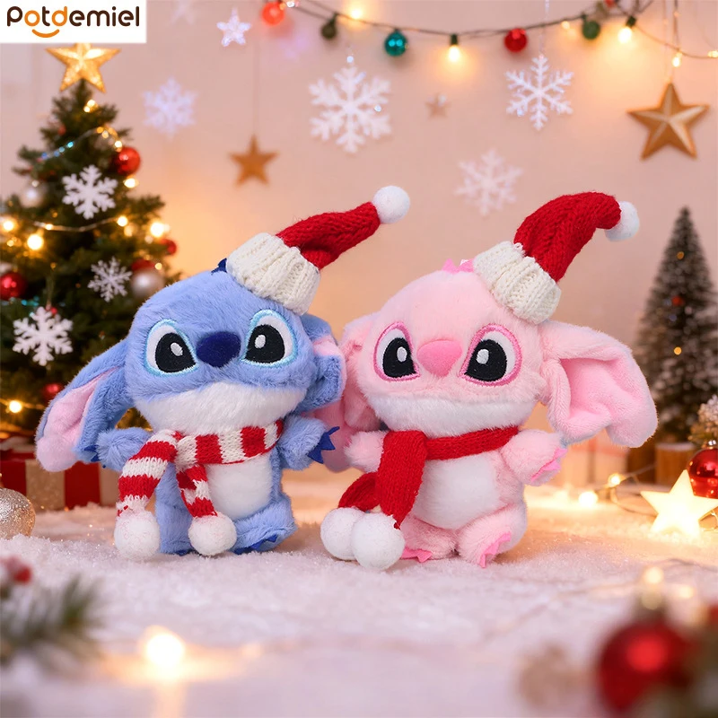 新しいスカーフステッチぬいぐるみおもちゃペンダントキーホルダーぬいぐるみ人形バックパックペンダントクリスマス装飾子供の誕生日プレゼント