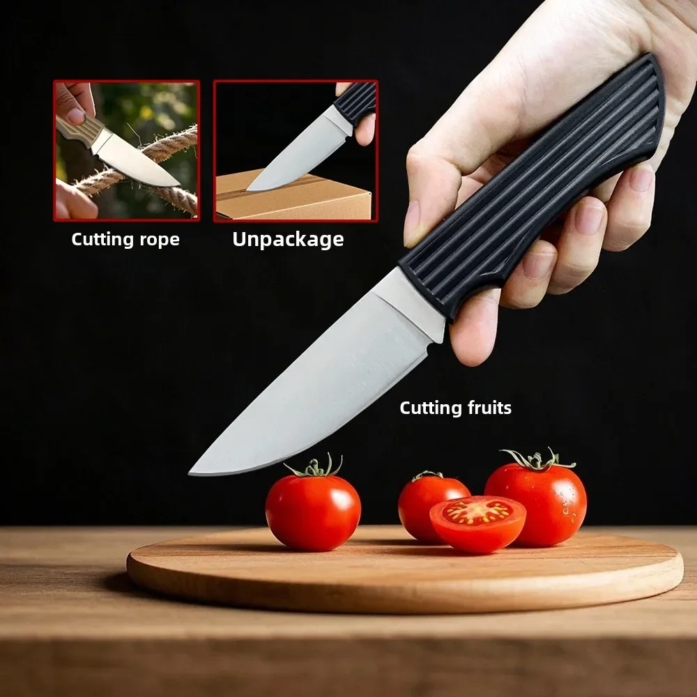 2025 جديد سكينة سرفايفل في الهواء الطلق المحمولة التخييم الدفاع عن النفس حزام غمد صلابة عالية سكين مستقيم EDC أداة