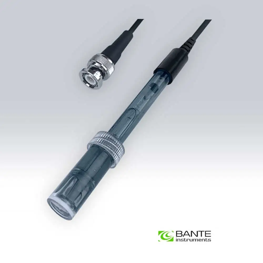 

pH electrode with built-in temperature sensor outdoor applications Epoxy sensor probe bnc Brand BANTE Economy combination