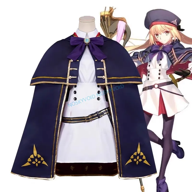 Disfraz de Fate/Grand Order Altria Caster, disfraz de Fate/Grand Order, uniforme mágico para niña, vestido para fiesta de Halloween, trajes de escenario FGO