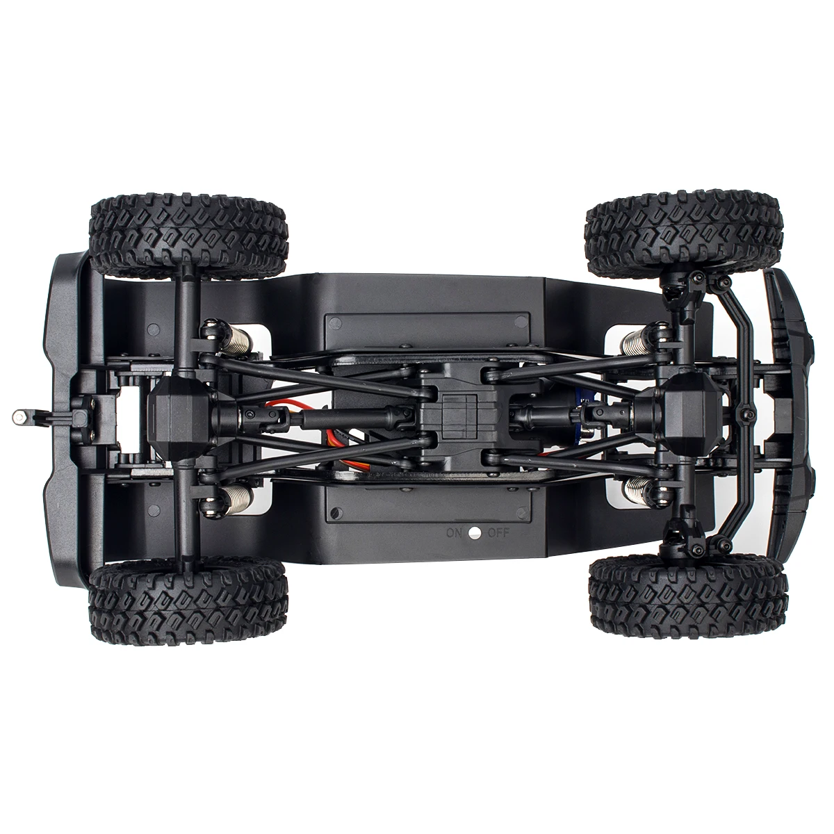150mm TRX4M Wheelbase Assembled Frame Chassis Front Rear Axles Gearbox for 1/18 RC Crawler Bronco Defender Upgrade Part