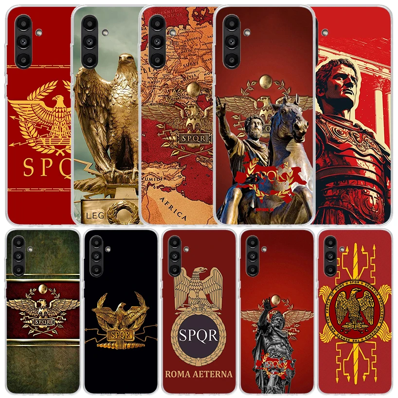 SPQR Roman Imperial Legionv Cover for Samsung Galaxy A17 A37 A57 A16 A26 A36 A56 A15 A14 A55 Phone Case A13 A53 A25 A35 A24 A34