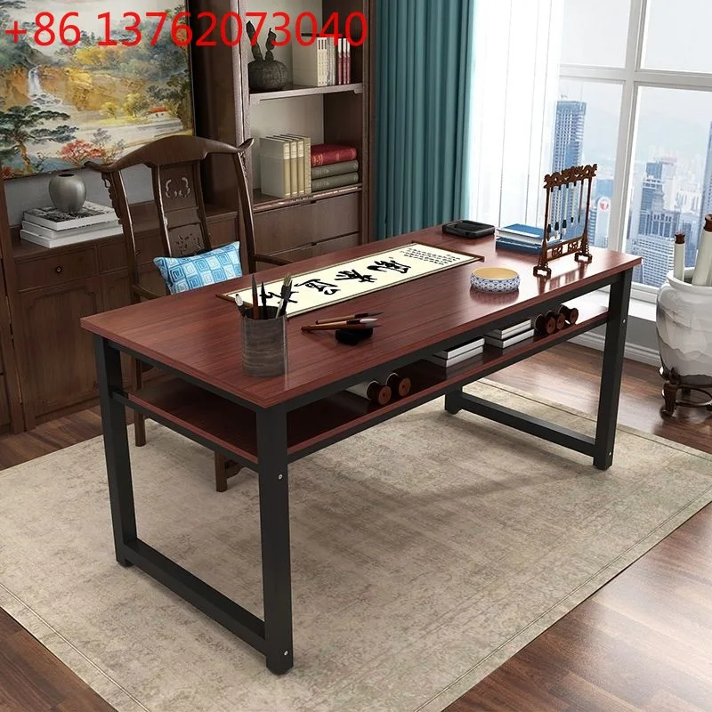 طاولة الخط فرشاة مكتب الكتابة طبقة مزدوجة بسيطة طاولة الرسم على تدريب مكتب الكمبيوتر #1