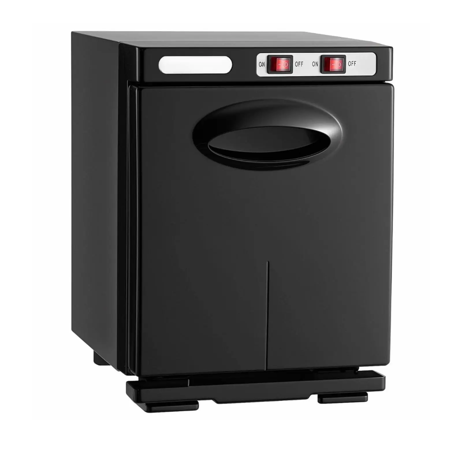 Salon Towel Warmer Cabinet Heated Sterilizer 5L Aluminum Alloy Countertop with Front Entry Handle
