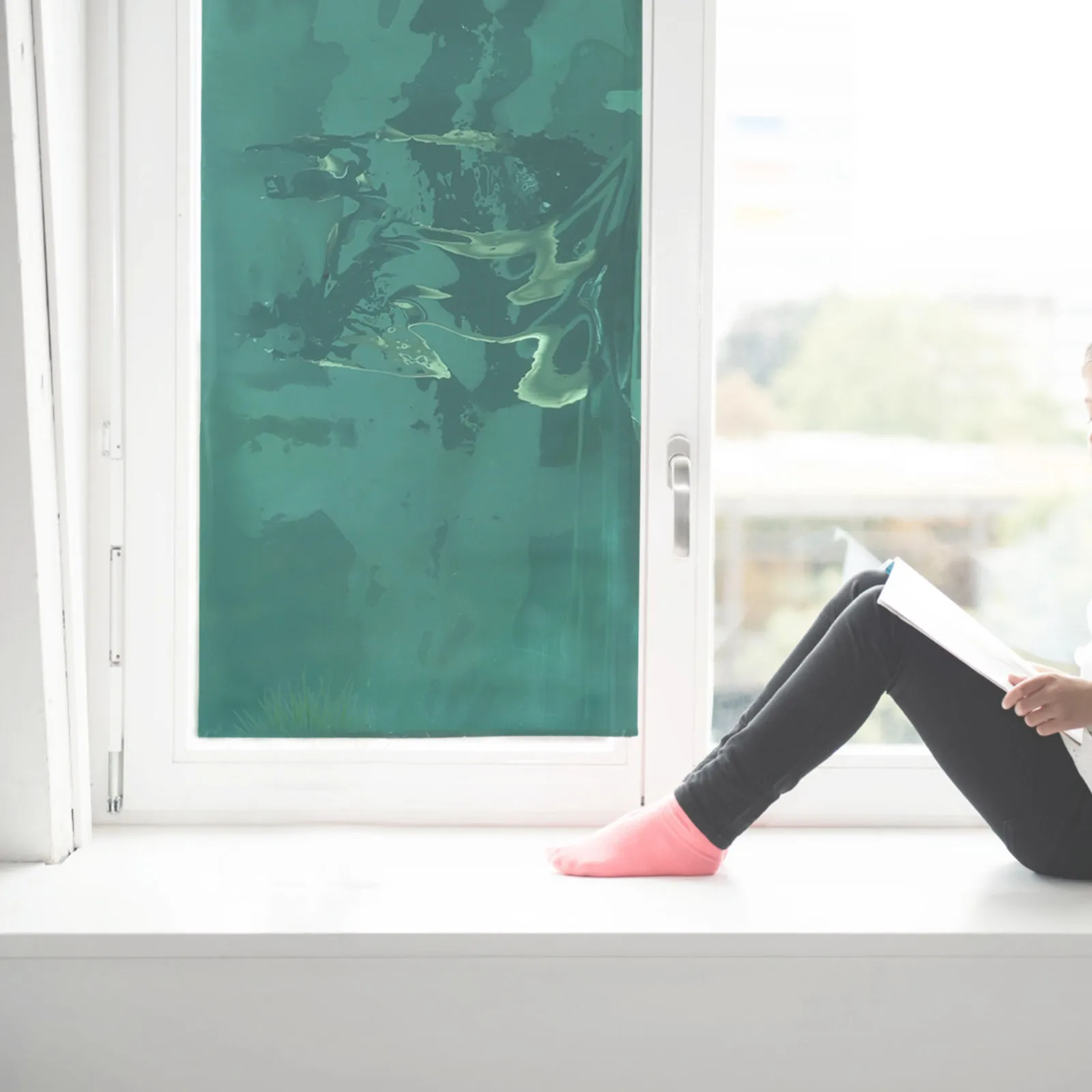 

3 Rolls Heat Insulation Window Film Uv Protection Anti-Glare Adhesive Window Cover for Office Bedroom Static Cling Privacy Film