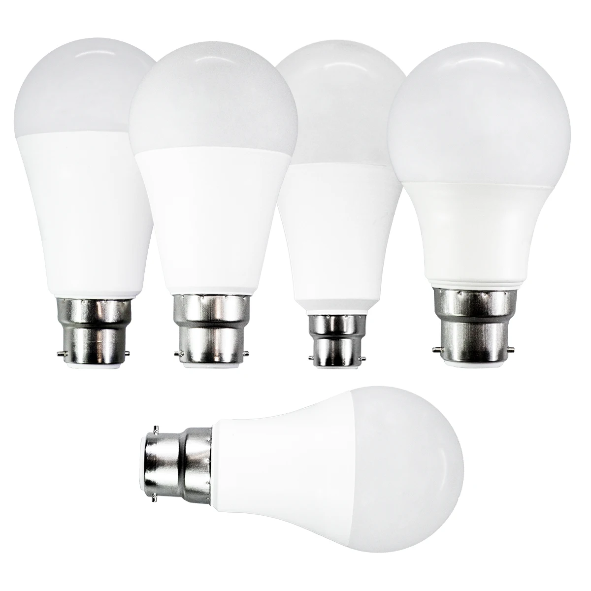 

12 шт. A60 B22 светодиодные лампы Bombilla 230 В 220 В 9 Вт 10 Вт 12 Вт 15 Вт 18 Вт 24 Вт дневный свет яркая лампа для гостиной, дома, светильник