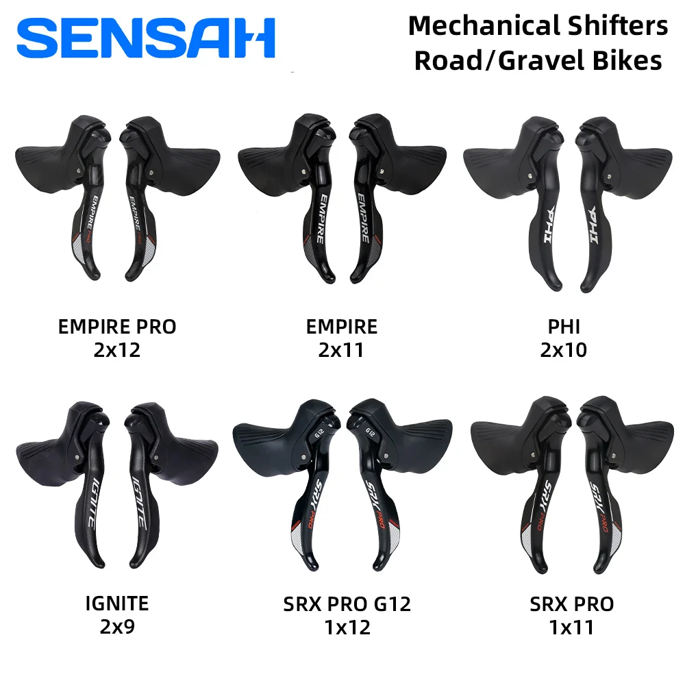 SENSAH Road BIke Shifters 9 10 11 12 Speed 9v 11v 12v  EMPIRE PRO IGNITE PHI SRX pro Shift Lever for Gravel Bicycle NEW