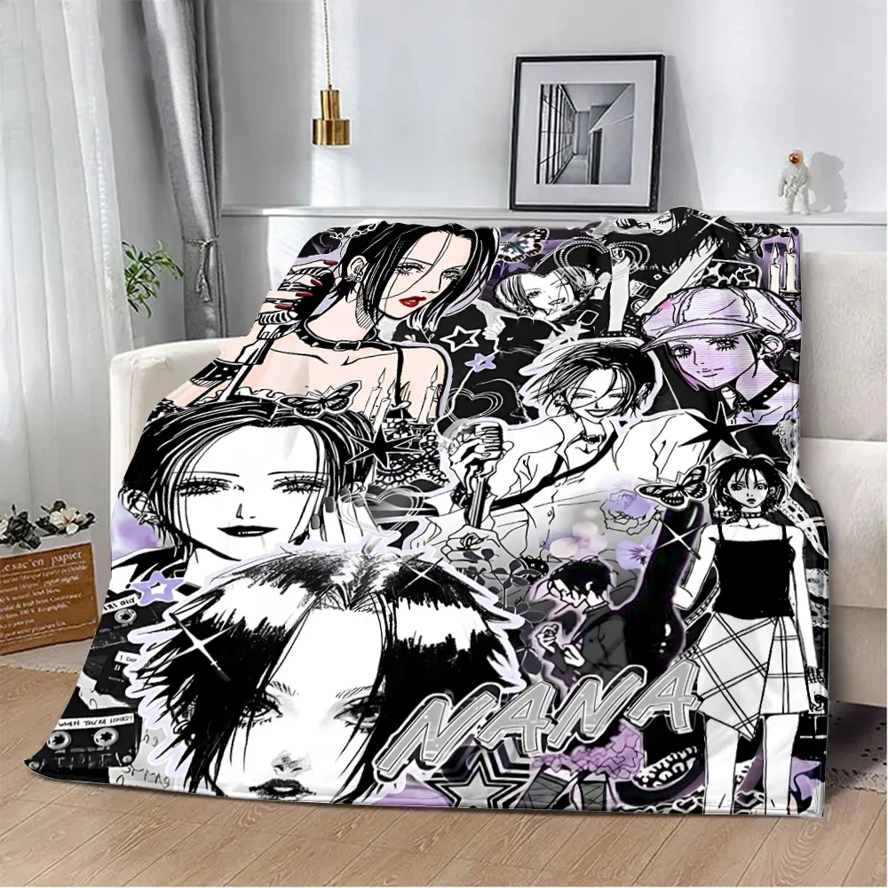 

Anime Girls O-Oosaki Nana 3d Printed Blanket Picnic Blankets Warm Blanket Soft and Comfortable Blanket Home Travel Birthday Gift